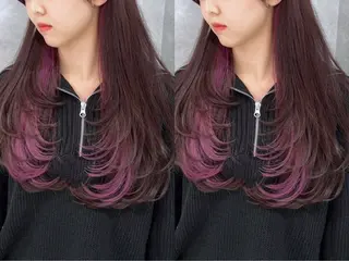 ロング 水光艶カラー/ 艶ブリーチ/颯のヘアスタイル