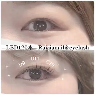 マツエク・マツパ Rairia nail & eyelash所属・Rairia🎀 eyelashのマツエク・マツパデザイン