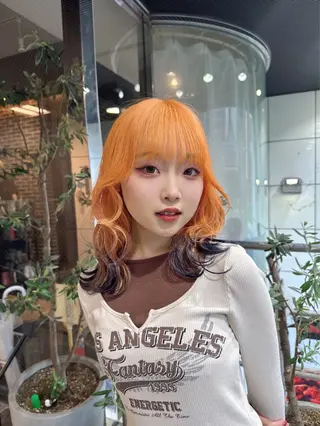 ミディアム カラー designcolo r/似合わせNOKAのヘアスタイル