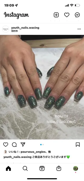 ネイル YOUTH nails waxing所属・YOUTH natsumiのネイルデザイン