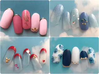 ネイル トップネイリスト Ribbon立川店のネイルデザイン