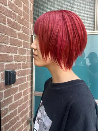 ミディアム カラー パーマ ヘアアレンジ メンズ キッズ ネイル マツエク・マツパ アイブロウ times salon名駅所属・久木原 ゆりのヘアスタイル