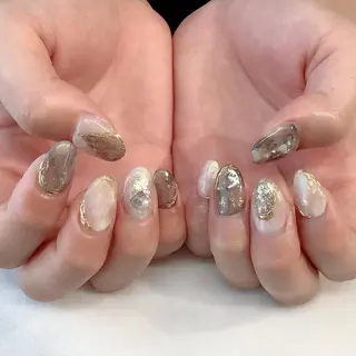 ネイル 💎🐰 saki. m 🐰💎のネイルデザイン