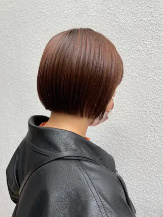 ショート カラー ハマベ イクト FLORENのヘアスタイル