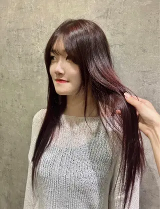 ロング カラー suri-ru hair【スリールヘアー】所属・FURUSAWA AOIのヘアスタイル