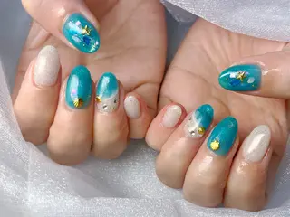 ネイル Queennail 北堀江Yumiのネイルデザイン
