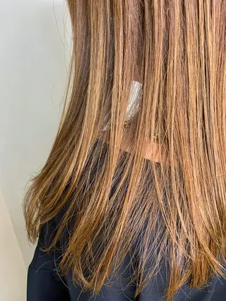 セミロング カラー 【🫧美髪艶髪】 🎖️MARIAのヘアスタイル