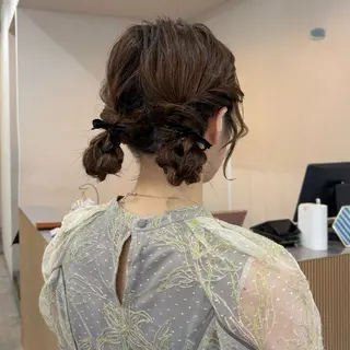 ミディアム MIDORI🎀 透明感/ベージュのヘアスタイル