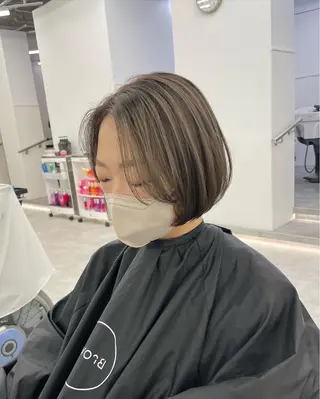 ミディアム カラー Brown 藤沢店のヘアスタイル