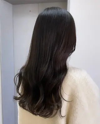 ロング カラー 暖色/オリーブカラー /中村未来🍒🫒のヘアスタイル