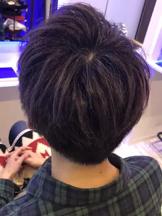 ショート メンズ 中嶌 健一のヘアスタイル