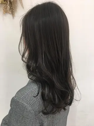 ロング カラー パーマ ヘアアレンジ マツエク・マツパ 💎耳ツボジュエリー ×銀座美容室💎のヘアスタイル