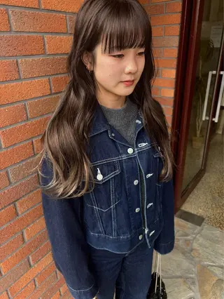 ロング カラー ヘアアレンジ 広島/ボブ/レイヤー 🌿‬wakabaのヘアスタイル