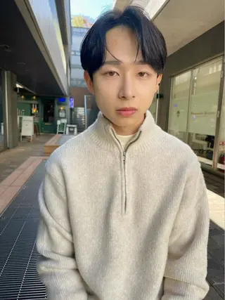 メンズ メンズ🍃ナチュラル 韓国風ヘアRENのヘアスタイル