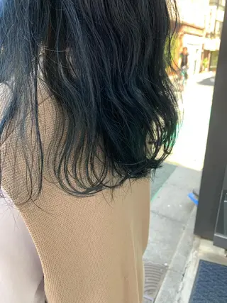 ロング カラー パーマ ヘアアレンジ パーマ/透明感カラー /ボブ/吉田一生のヘアスタイル