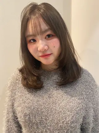ミディアム カラー mai / linoah˚✧のヘアスタイル