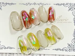 ネイル フルリール 【プライベートサロンのネイルデザイン