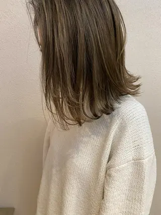 セミロング カラー 沖縄/ヘアアレンジ /ナカノのヘアスタイル