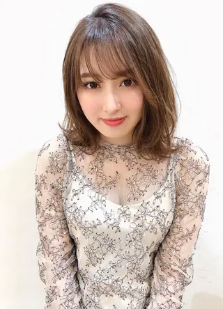 ミディアム カラー パーマ Londideal 高橋ヒロシのヘアスタイル