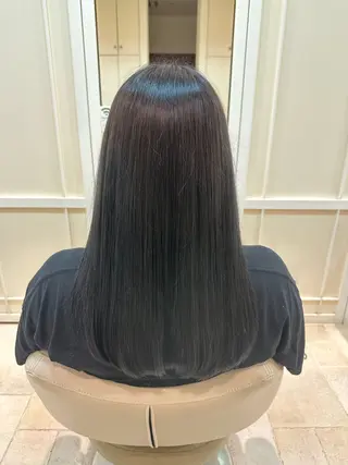 セミロング 須田 柚希のヘアスタイル