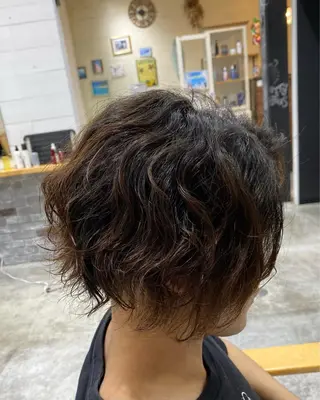 パーマ メンズ offtheLip　ocean所属・メンズパーマ 小澤太雅のヘアスタイル