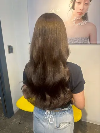 ロング カラー ブリーチ/ハイトーン ピンク/ベージュ🎟のヘアスタイル