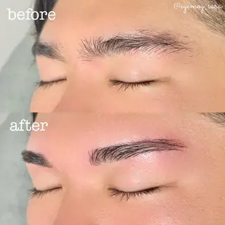 メンズ アイブロウ sara 🌙のマツエク・マツパデザイン