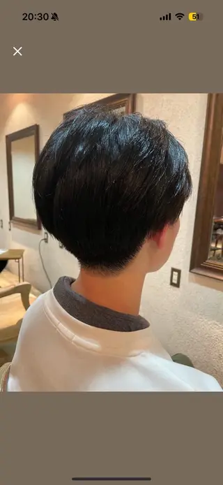 メンズ ナチュラルカラー /カット/藤井美冬のヘアスタイル