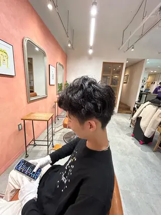 パーマ メンズ Elilume 代々木店所属・森山 朝陽のヘアスタイル