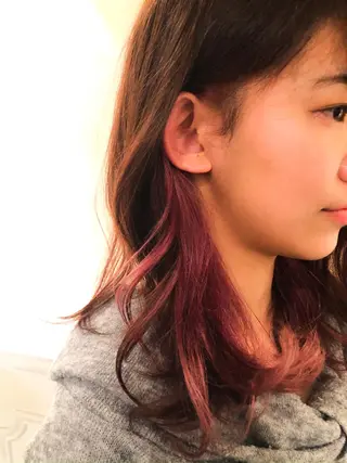 ミディアム 韓国風カット/ 髪質改善 黒崎のヘアスタイル