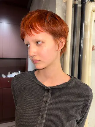 ショート 鶴舞ショートカット モデルnanamiのヘアスタイル