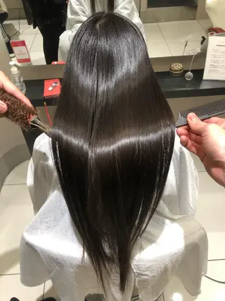 ロング 美髪矯正/髪質改善/ 艶髪💠髪に輝きをのヘアスタイル