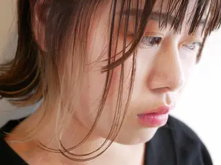 ミディアム 片山美穂 心斎橋・北堀江のヘアスタイル