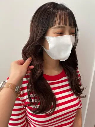 ロング カラー gotoday　shaire　saron所属・miu. ボブ/透け感カラーのヘアスタイル