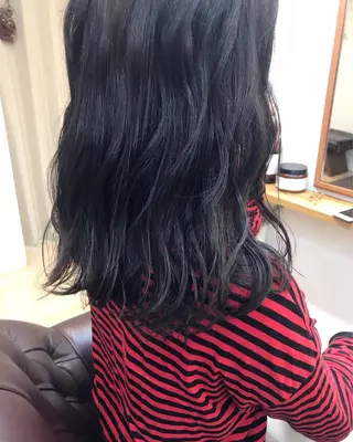 ロング カラー Click所属・クニモトハルナ ボブ/柔らかカラーのヘアスタイル