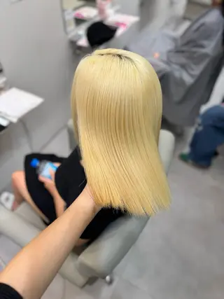 カラー ☁️Rino☁️ ／モテブリーチカラーのヘアスタイル