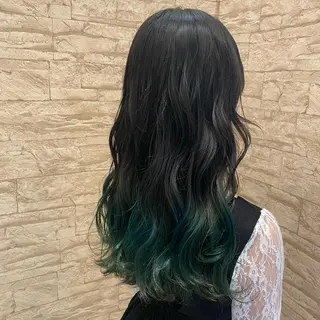 ロング カラー 韓国風🇰🇷 MAAYAのヘアスタイル