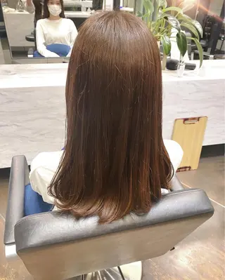 セミロング カラー ROBBY表参道所属・木村【似合わせ ショート】無料✨のヘアスタイル