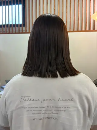 ミディアム 安藤 琢真のヘアスタイル