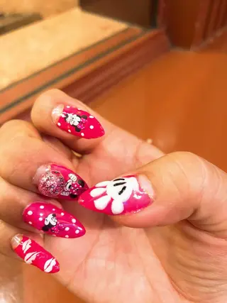 セミロング ネイル Uchida meのネイルデザイン