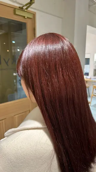 セミロング カラー 💖竹島 遥楓💖のヘアスタイル