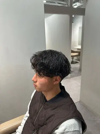 ショート パーマ メンズ SALOWIN下北No.R店所属・下北沢／メンズヘア/ メンズパーマ/優樹のヘアスタイル