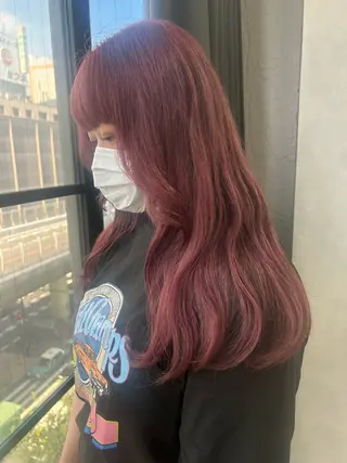 セミロング カラー メンズ多数⚡ブリーチ 特化💚Acchonのヘアスタイル