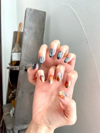 ネイル 甲府市徳行 🧸prunelleのネイルデザイン