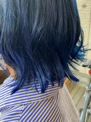 ミディアム カラー 小田川 竜也のヘアスタイル