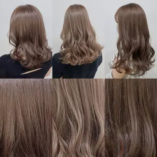 ロング カラー メンズ 艶感ミルクティー🤍 色落ち綺麗🤍ともやのヘアスタイル