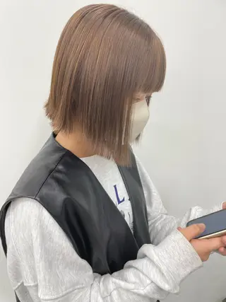 ショート カラー sica所属・スタイル撮影 モデル募集momoのヘアスタイル