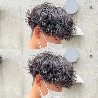 ショート パーマ ヘアアレンジ メンズ メンズパーマの達人 🌟川内絵人のヘアスタイル