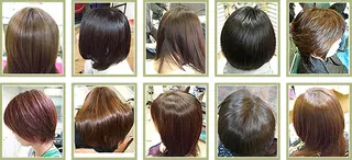 ミディアム カラー パーマ 頭皮ケア&髪質改善 美容室Atomのヘアスタイル