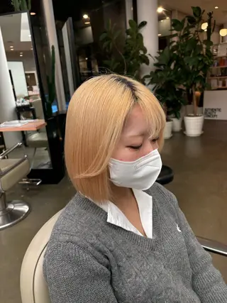 ショート ディフィーノ青山所属・nonoka/ボブ/ 暖色カラー/表参道のヘアスタイル